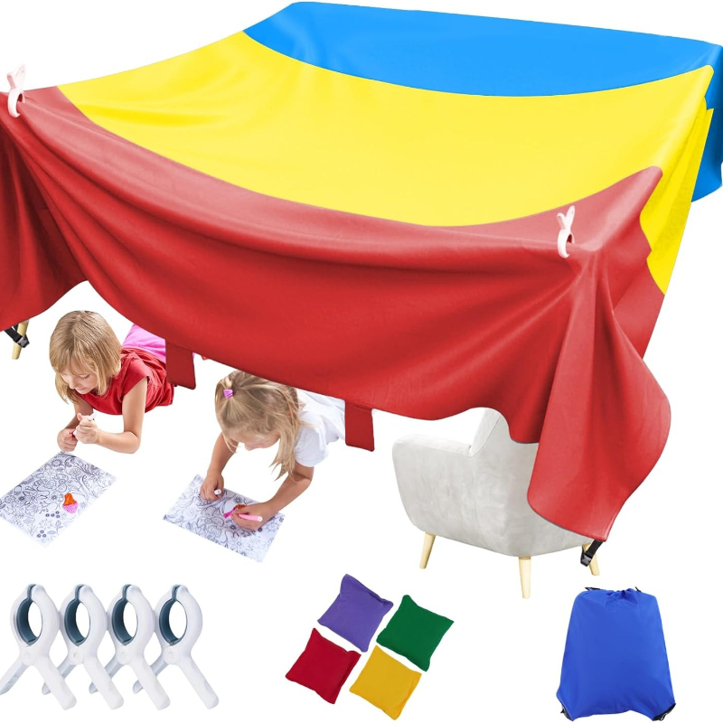 Kids Outdoor Fort Building Kit - 새로운 매직 키즈 포트 빌딩 키트,