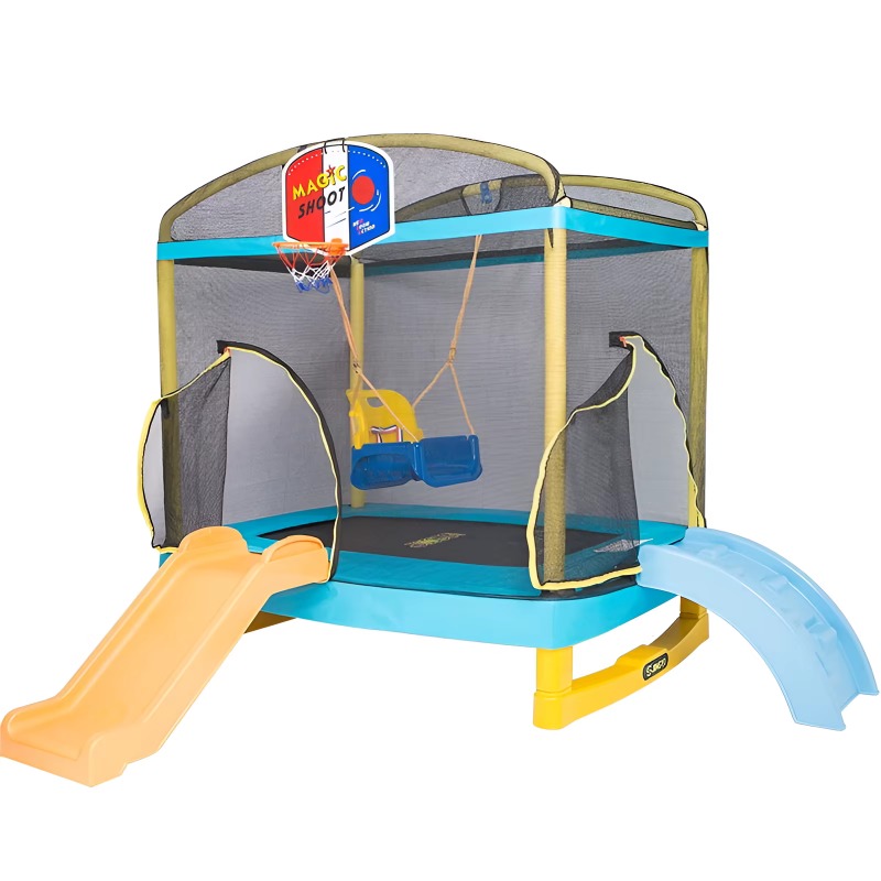 Kids Outdoor Trampoline - 도매 트램펄린 야외 어린이 트램펄린 슬라이드가