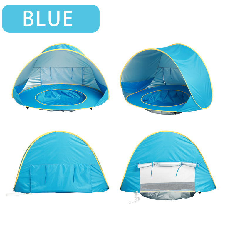 아기 해변 텐트 휴대용 그늘 수영장 자외선 차단 유아  - Outdoor Tent Playhouse 리뷰 및 가격