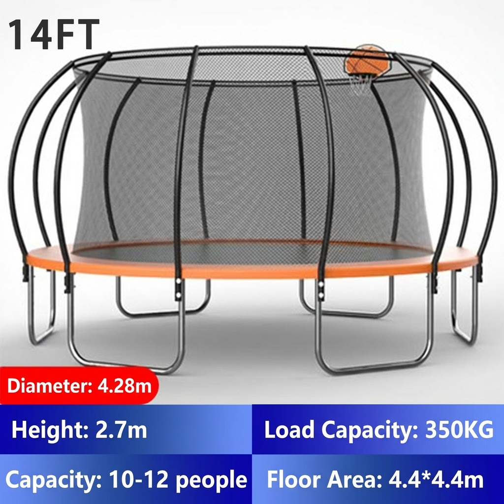 공장가 6-16피트 호박 모양 트램폴린(안전망 포함), - Kids Outdoor Trampoline 리뷰 및 가격