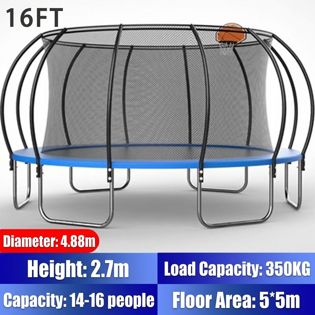 공장가 6-16피트 호박 모양 트램폴린(안전망 포함), - Kids Outdoor Trampoline 리뷰 및 가격
