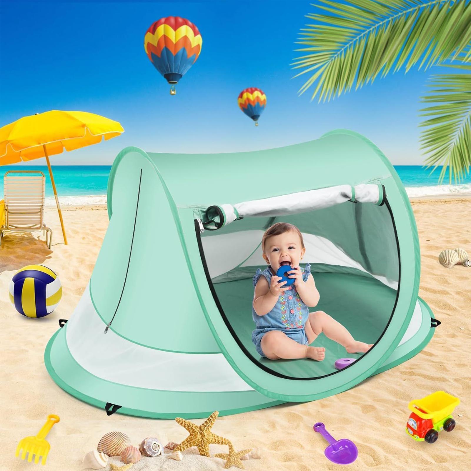 아기 해변 텐트 휴대용 그늘막 수영장 자외선 차단 햇빛 - Outdoor Tent Playhouse 리뷰 및 가격