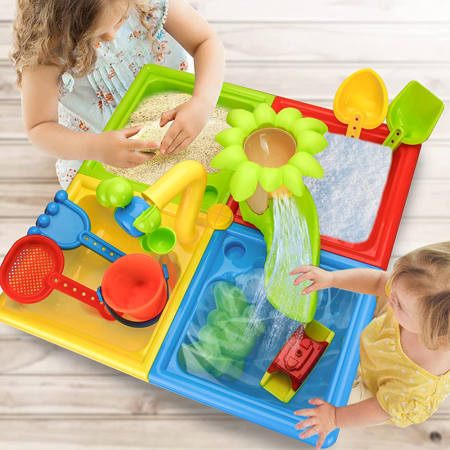 해변 테이블 모래 놀이 장난감, 어린이 야외 게임, 아 - Kids Outdoor Nature Play 리뷰 및 가격