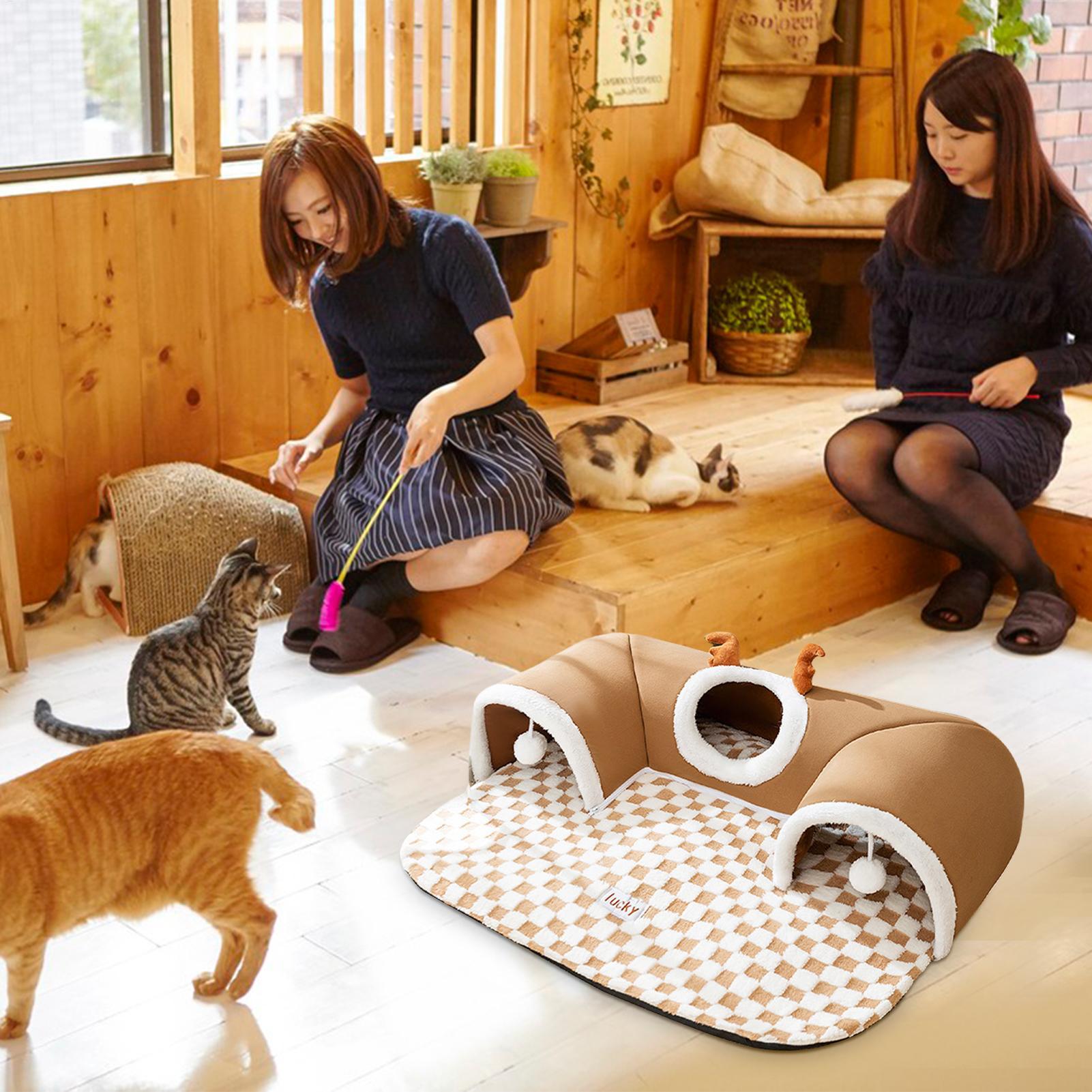 따뜻한 쉼터 텐트 하우스 장난감 고양이 침대 터널 고양 - Outdoor Tent Playhouse 리뷰 및 가격