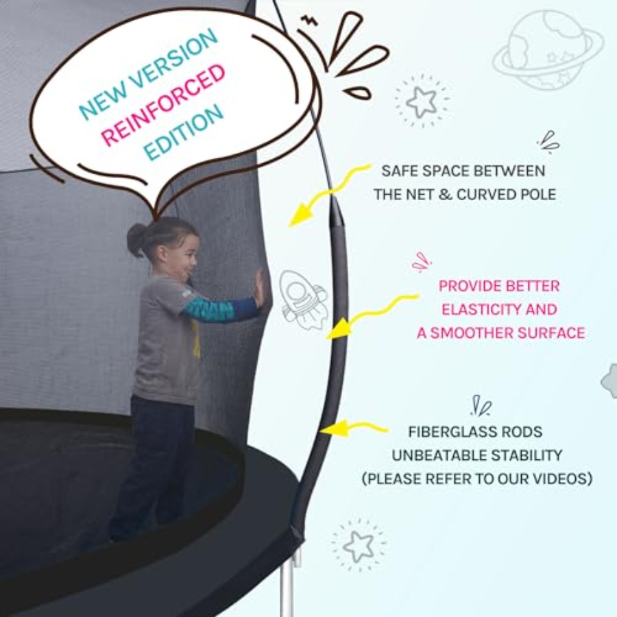 어린이 및 성인용 야외 레크리에이션 트램펄린: 14피트 - Kids Outdoor Trampoline 리뷰 및 가격