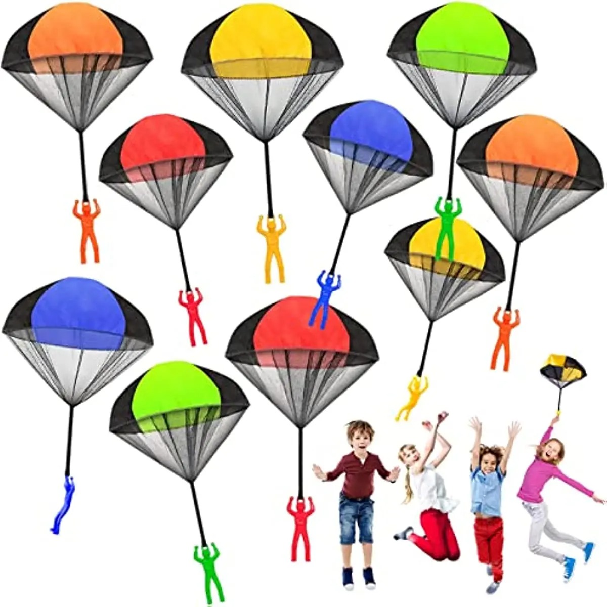 어린이용 낙하산 장난감, 엉킴 방지 야외 비행 낙하산, - Kids Unique Outdoor Toys 리뷰 및 가격