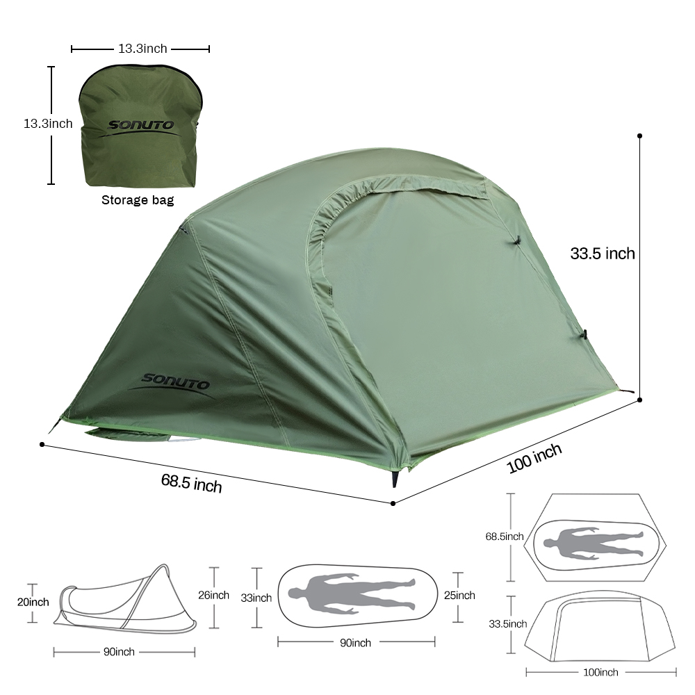 Sonuto 야외 경량 텐트, 전술 쉘터 마칭 침대,  - Outdoor Tent Playhouse 리뷰 및 가격