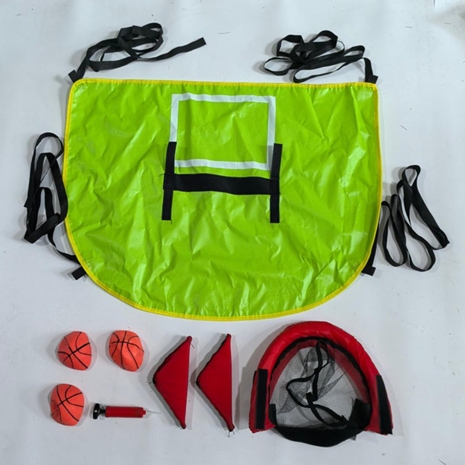 펌프와 공 3개가 포함된 트램폴린 농구대, 간편 설치  - Kids Outdoor Trampoline 리뷰 및 가격