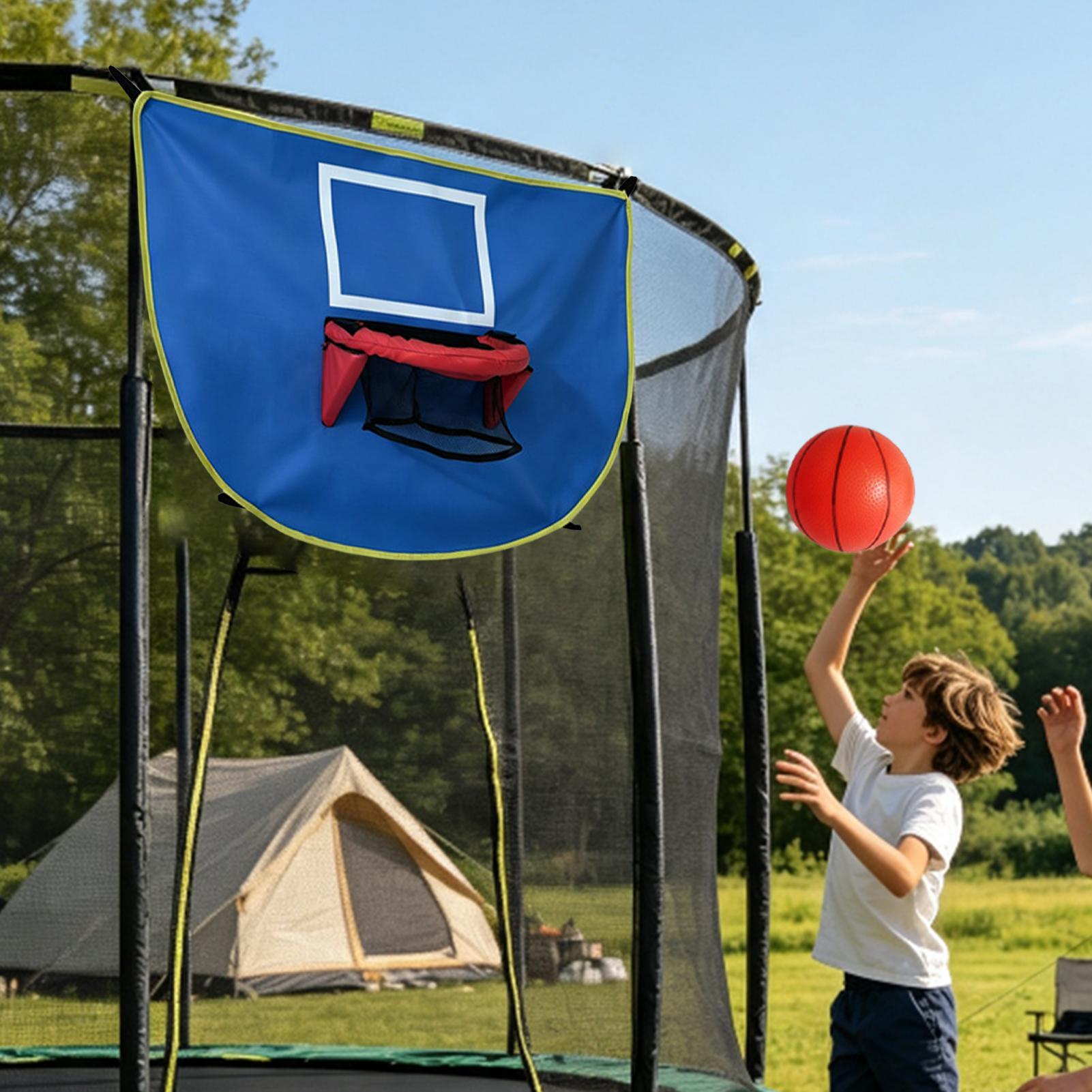 펌프와 공 3개가 포함된 트램폴린 농구대, 간편 설치  - Kids Outdoor Trampoline 리뷰 및 가격