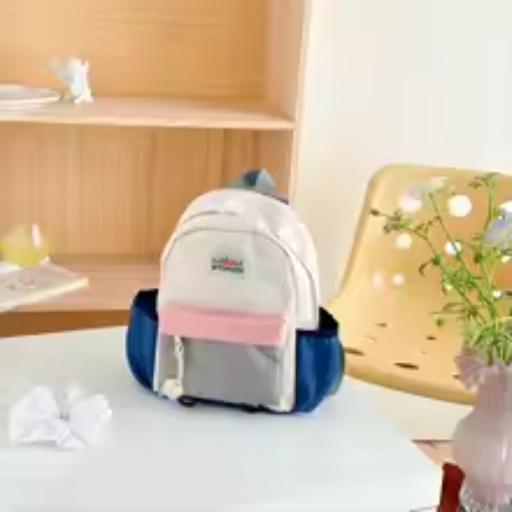 새로운 컬러 블록 키즈 백팩 가벼운 유치원 가방 남아  - Kids Outdoor Backpack 리뷰 및 가격