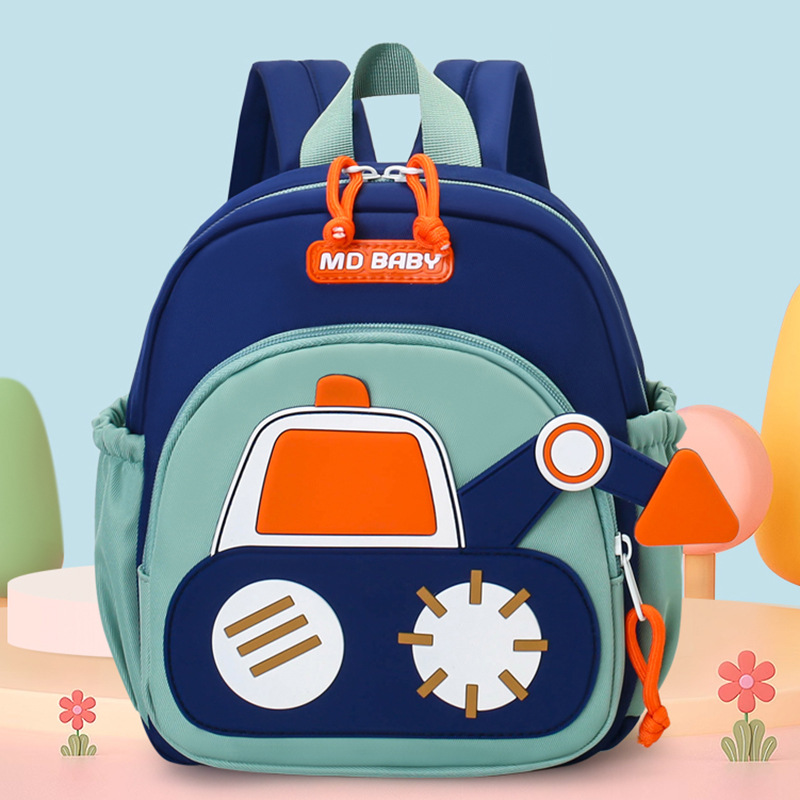 소년을위한 만화 굴삭기 트럭 배낭 보육원 듀얼 숄더 백 - Kids Outdoor Backpack 리뷰 및 가격