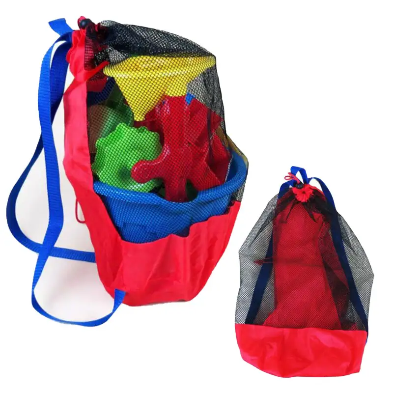 1Pcs 비치 가방 어린이를위한 접이식 휴대용 메쉬 수 - Kids Outdoor Backpack 리뷰 및 가격