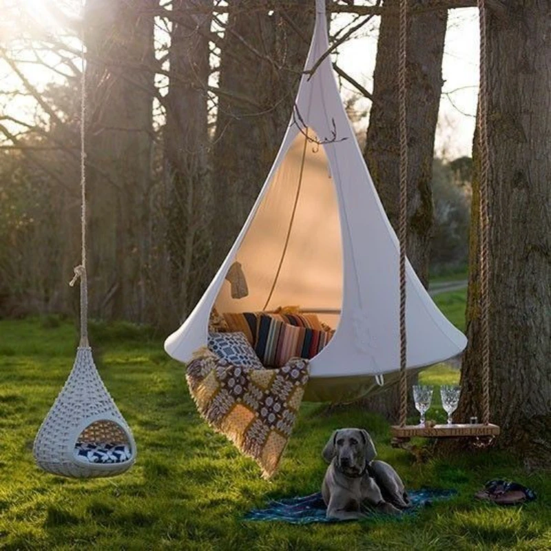 어린이 스윙 야외 정원 캠프 해먹 나무 텐트 어린이 의 - Kids Outdoor Hammock Swing 리뷰 및 가격